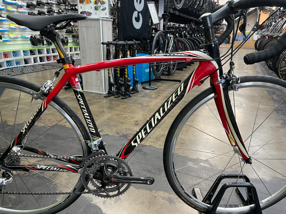 Specialized Tarmac Expert Shimano 10 Speed - Red/White/Black USED