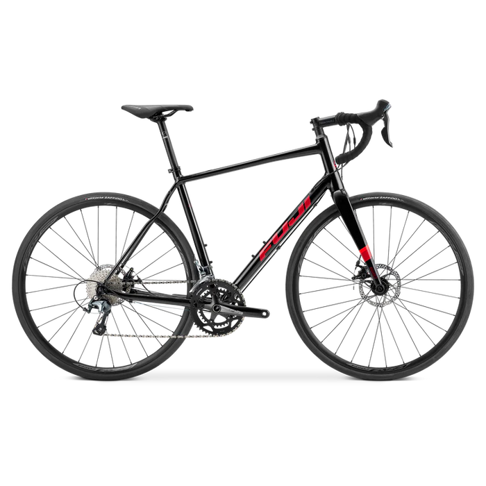 Fuji Sportif 1.3 Disc Shimano Tiagra 10 Speed - Pearl Black/Red Orange