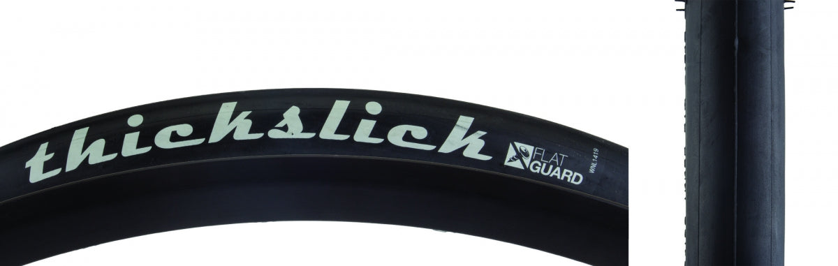 WTB ThickSlick Flat Guard Tire - 700 x 23, Clincher, Wire