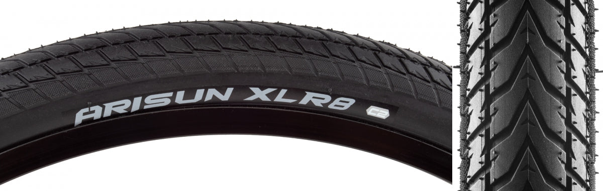 Arisun XLR8 Touring Tire - 20 x 1.50, Black, Wire,