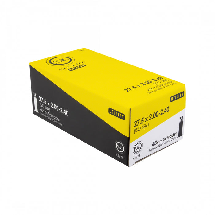 Sunlite Utili_T Standard Schrader Valve Inner Tube - 48mm Valve Stem