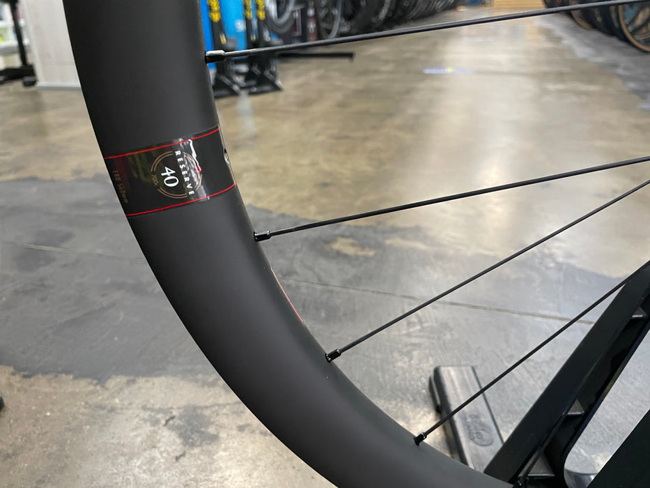 Reserve Wheels 40/44 Disc Tubeless Carbon Wheelset