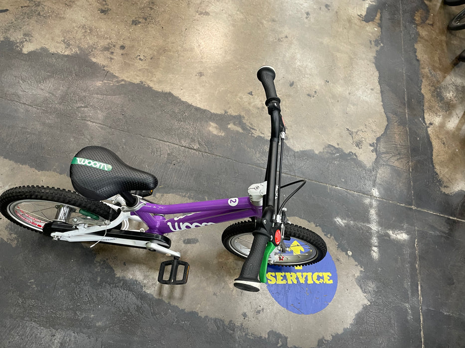 Woom Original 2 14" Bike - Purple Haze DEMO