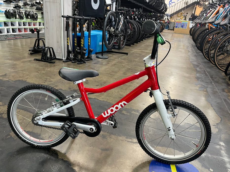 Woom Original 3 Automagic 16" Bike - Woom Red DEMO