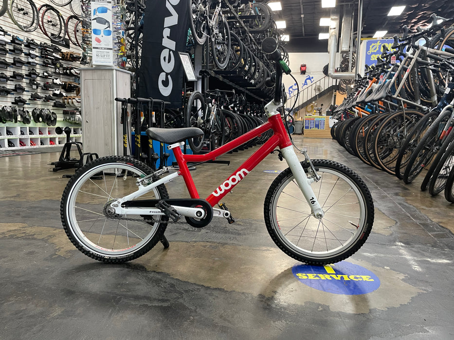 Woom Original 3 Automagic 16" Bike - Woom Red DEMO