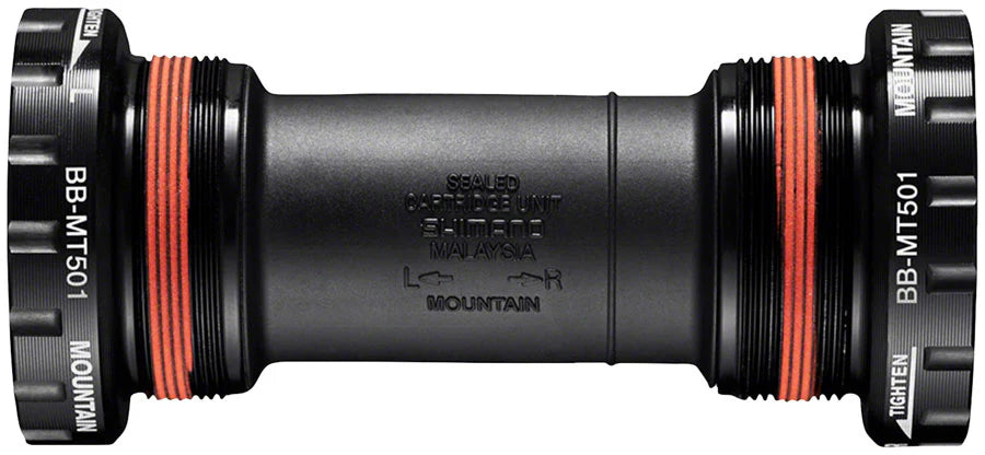Shimano BB-MT501 English Bottom Bracket - English, 68/73mm, Fits Hollowtech II Spindle