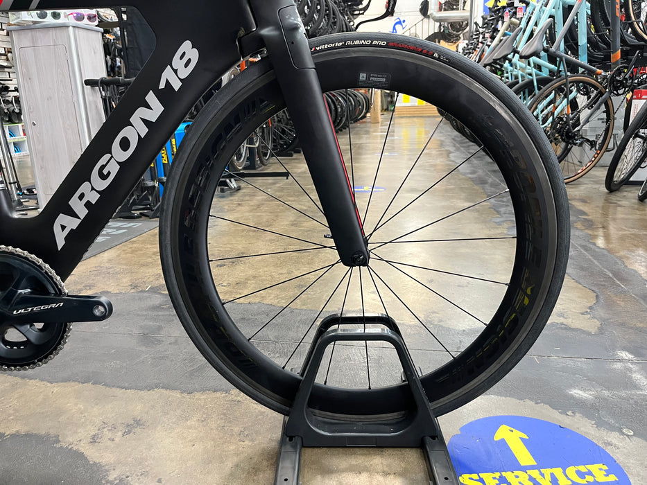 Argon 18 E-119 Tri+ Shimano Ultegra 11 Speed w/Profile Design 58/78 Wheels - Black