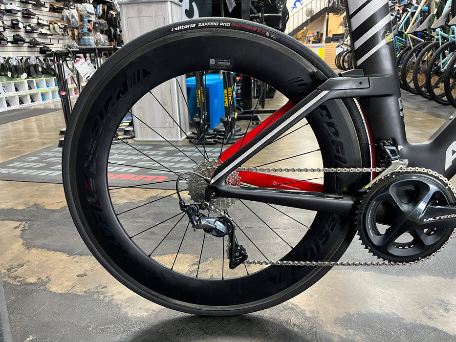 Argon 18 E-119 Tri+ Shimano Ultegra 11 Speed w/Profile Design 58/78 Wheels - Black