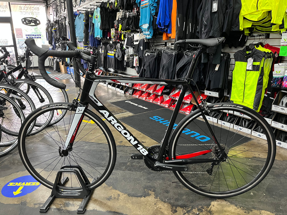 Argon 18 Gallium Pro Rim Shimano 105 11 speed - Black/Speed White