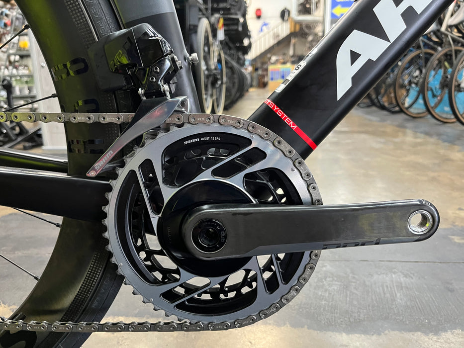Argon 18 Nitrogen Pro Rim SRAM Red AXS - Reynolds AR58 Wheelset - Black DEMO