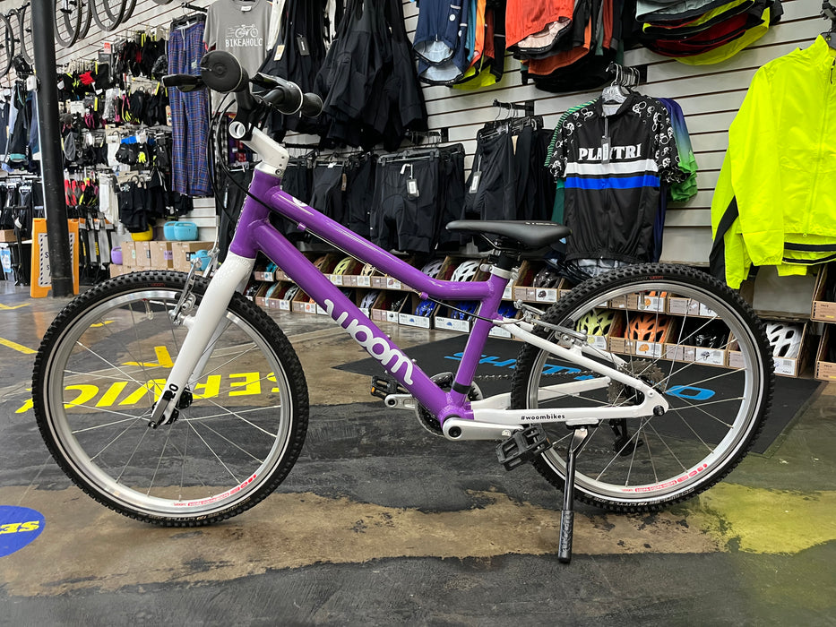 Woom Original 4 microSHIFT 20" Bike - Purple Haze DEMO