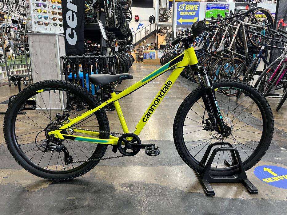 Cannondale Trail 24 Kid's Shimano Tourney 8 Speed - Hi-Vis Yellow DEMO