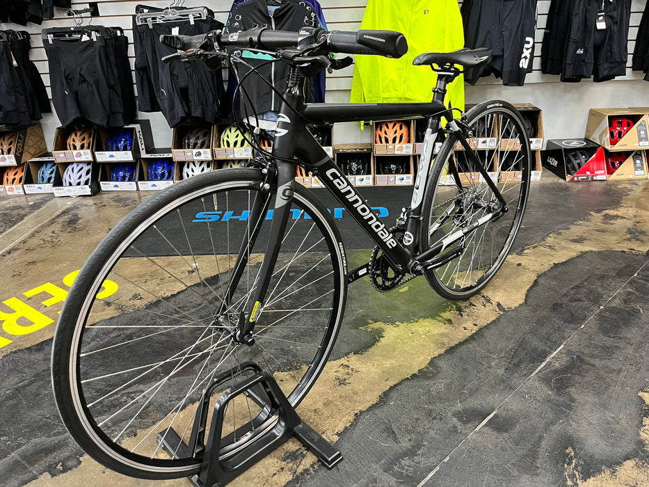 Cannondale CAAD8 Shimano Sora 9 Speed Hybrid Bike - Black USED