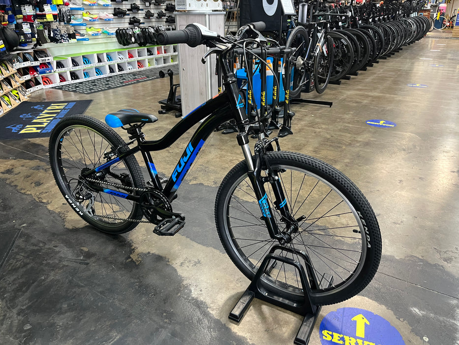 Fuji Dynamite 24 Shimano Acera 8 Speed - Black/Blue DEMO