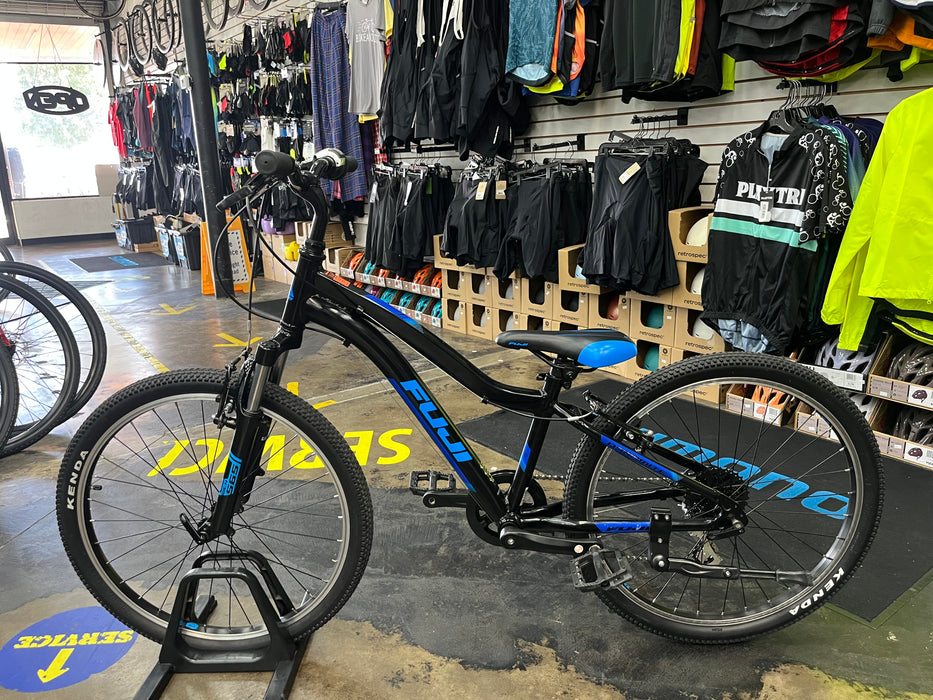 Fuji Dynamite 24 Shimano Acera 8 Speed - Black/Blue DEMO