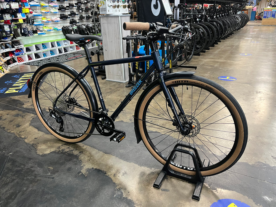 Breezer Bikes Doppler Cafe+ Shimano Deore 10-Speed - Deep Blue