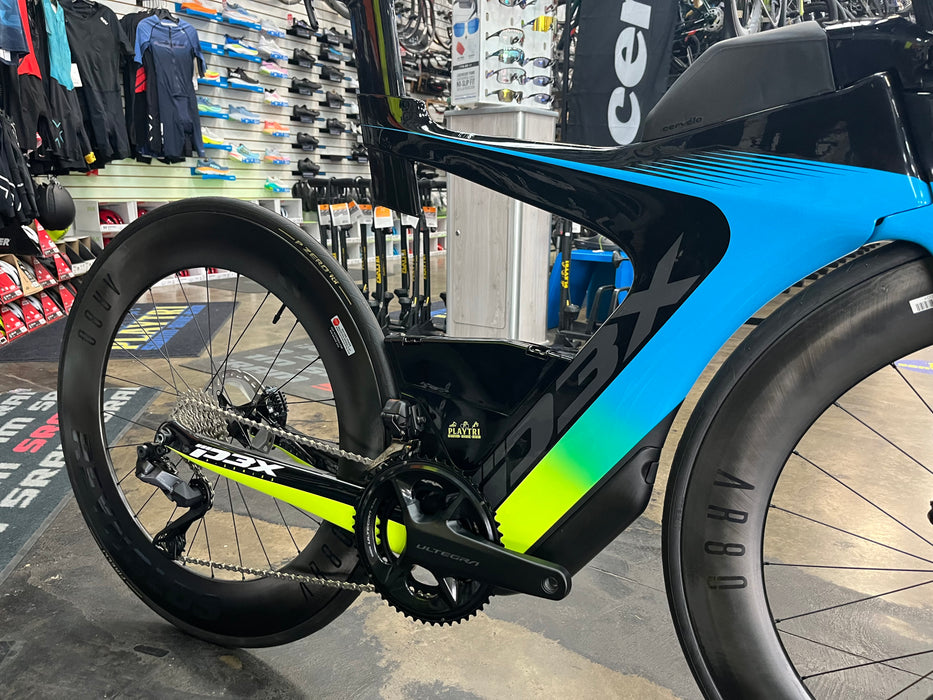 Cervelo P3X Shimano Ultegra Di2 12 Speed - Reynolds AR80 Wheels - Rivera/Fluoro/Black