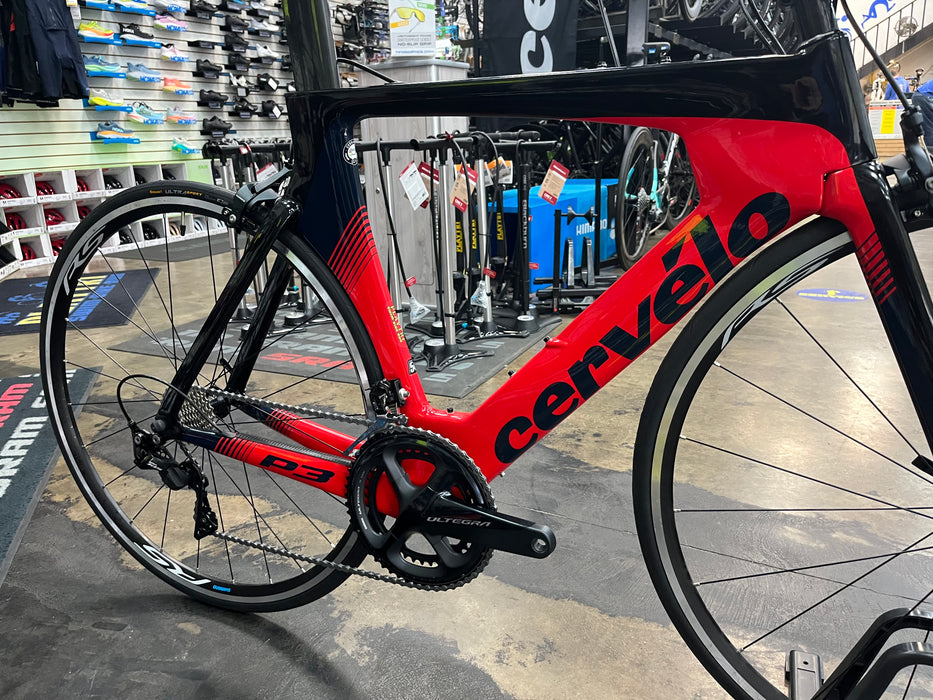 Cervelo P3 Shimano Ultegra/105 11 Speed - Red/Black/Blue