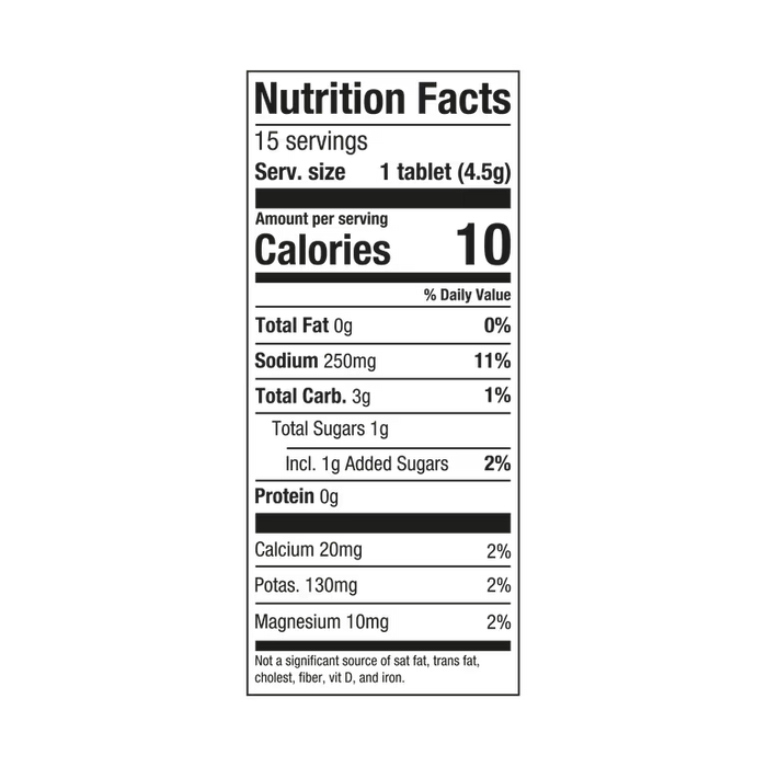 Precision PH 500 hydration tablets