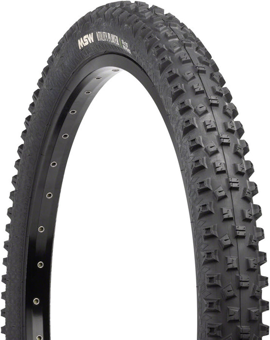 MSW Utility Player Tire - Black, Rigid Wire Bead, 33tpi