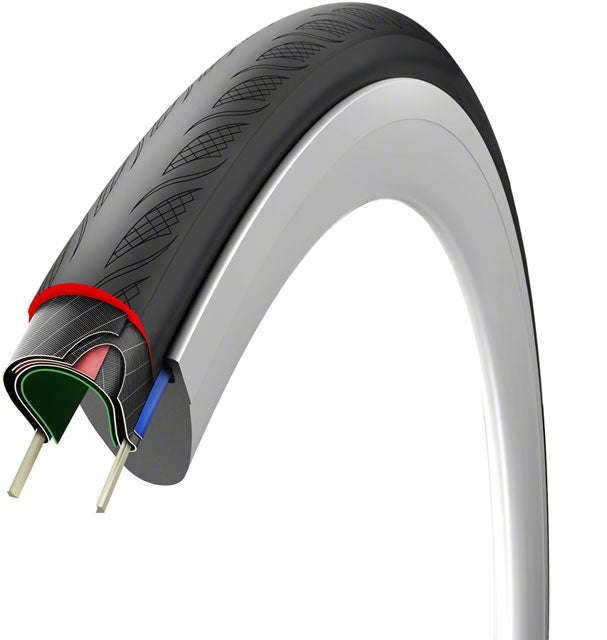 Vittoria Rubino V Tire, Tubeless, Folding, Black, 1C Graphene + Silica, G2.0