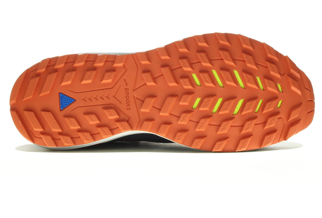 Brooks Men's Cascadia 14 Running Shoes - Black/Gray/Orange Size 8.5