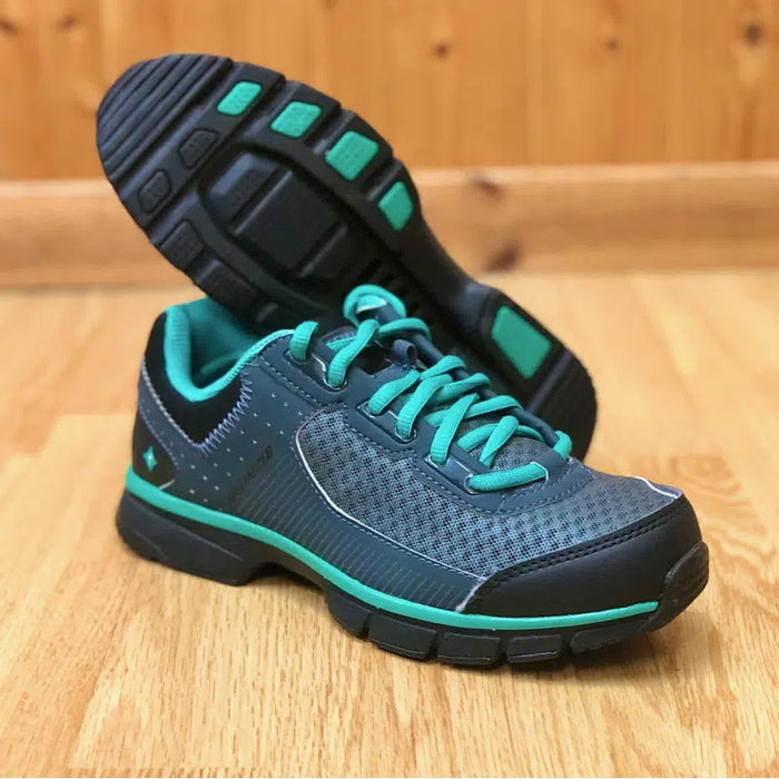 Specialized Women's Cadette Mountain Bike Shoes - Size 36, Black/Carbon/Emerald Green