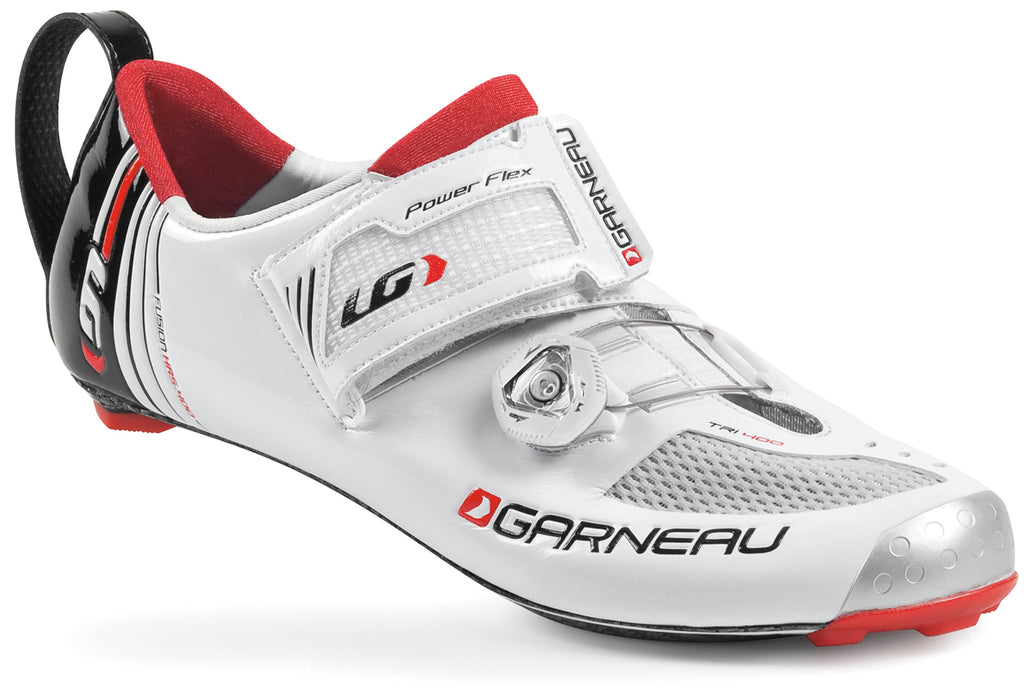 Louis Garneau Men's Tri 400 Triathlon Shoes - Size 38, White
