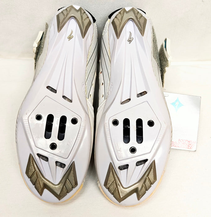 Specialized Women's Trivent Sport Triathlon Shoes - Size 37, White/Turquoise
