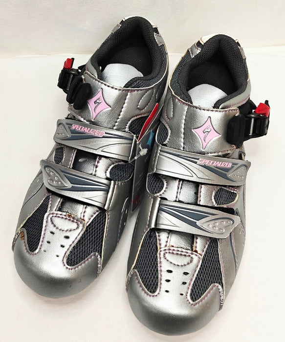 Specialized Torch Women's Road Cycling Shoes - Silver/Pink