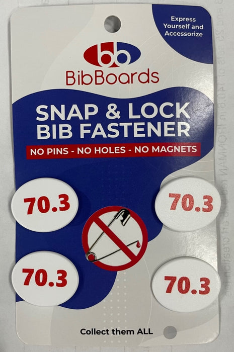 BibBoards Snap & Lock Race Number Bib Fastner