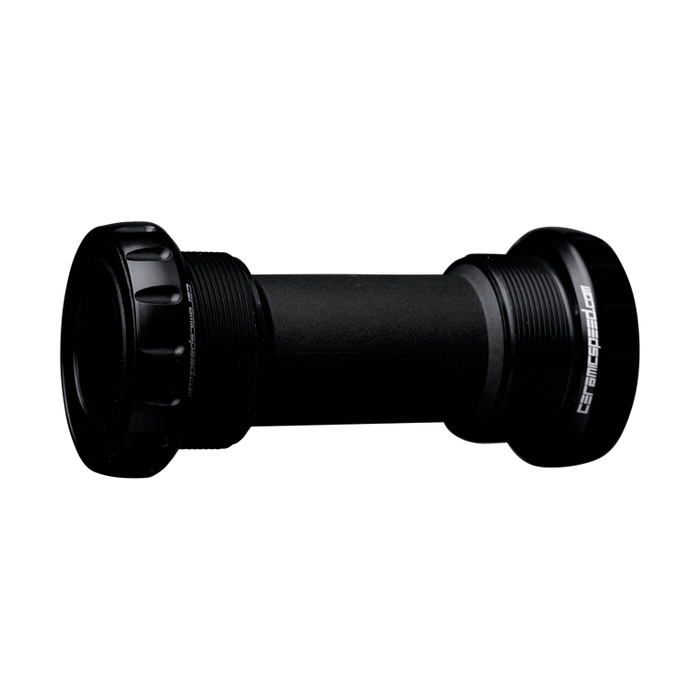 CeramicSpeed BSA Road Bottom Bracket - English Thread, 68mm, 24mm Spindle, Black OUT OF BOX Standard Bearing