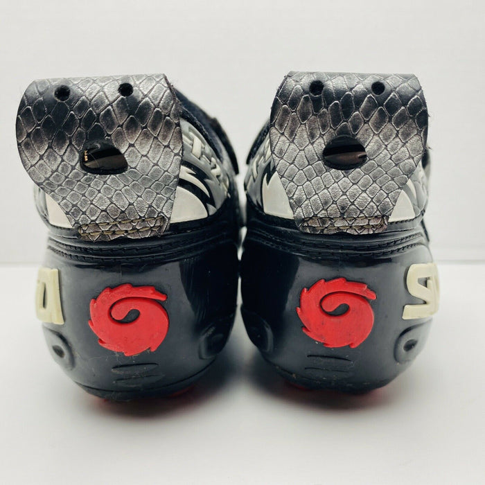 Sidi Men's T2 Carbon Mamba Triathlon Shoes - Size 42.5, Silver Snake