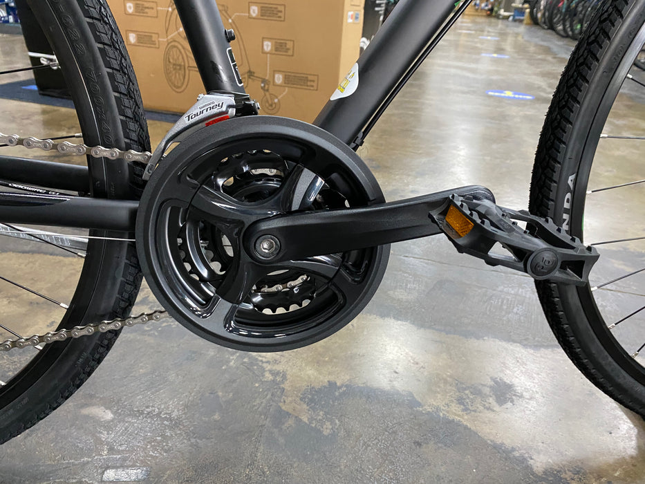 Fuji Traverse 1.7 Disc Shimano Tourney 7 Speed - Satin Black/Green