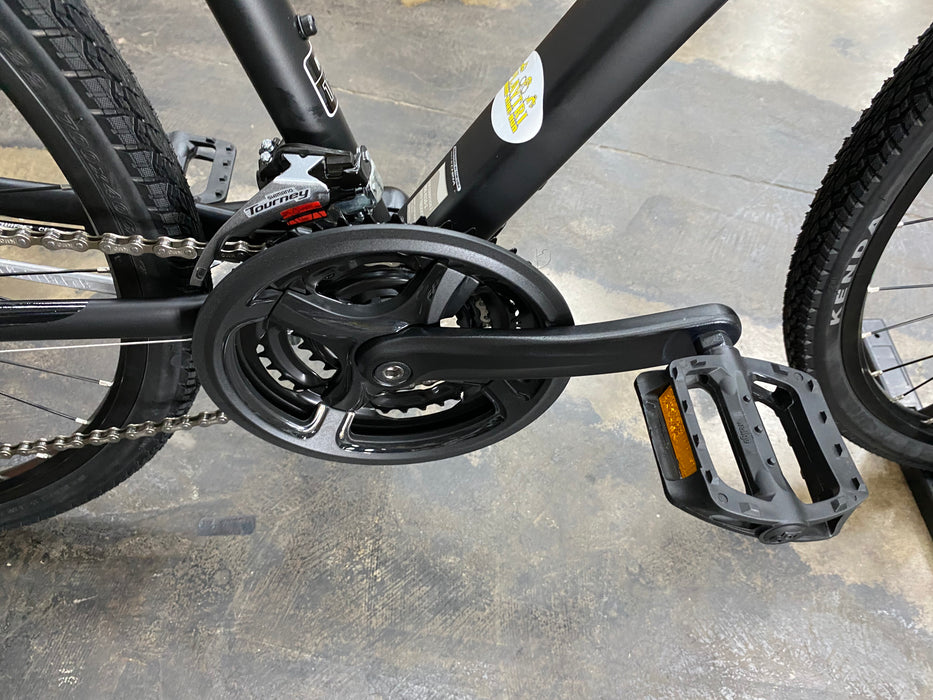 Fuji Traverse 1.7 Disc Shimano Tourney 7 Speed - Satin Black/Green