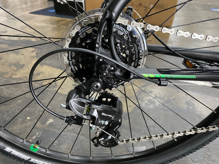 Fuji Traverse 1.7 Disc Shimano Tourney 7 Speed - Satin Black/Green