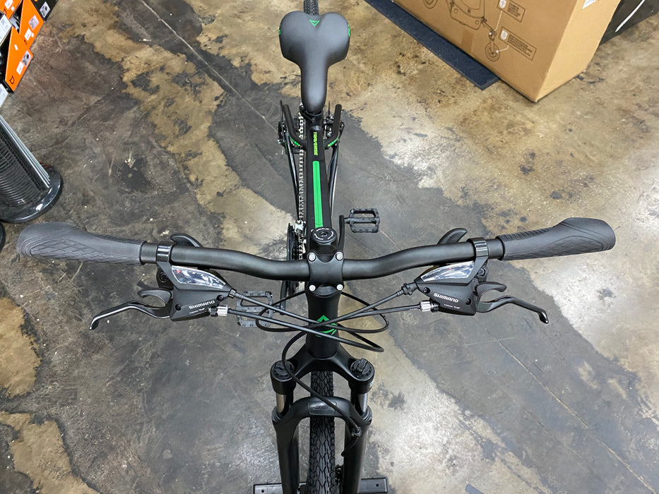 Fuji Traverse 1.7 Disc Shimano Tourney 7 Speed - Satin Black/Green