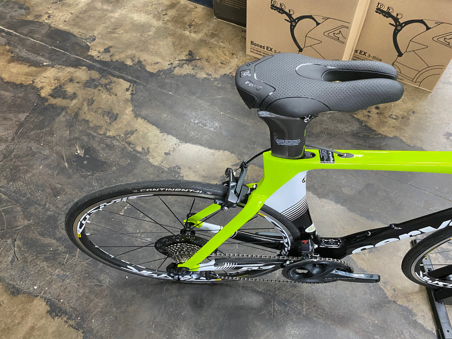 Cervelo P3 Shimano Ultegra Di2 11 Spd - Mavic Cosmic Wheels - Fluor/Blk/Wht DEMO