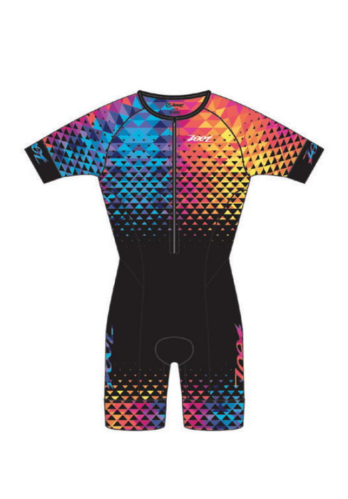 Zoot Women's SMU Aero Tri Race Suit - Full Zip, Sleeved