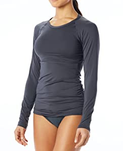 Women's TYR Solid Belize LS Rash Guard